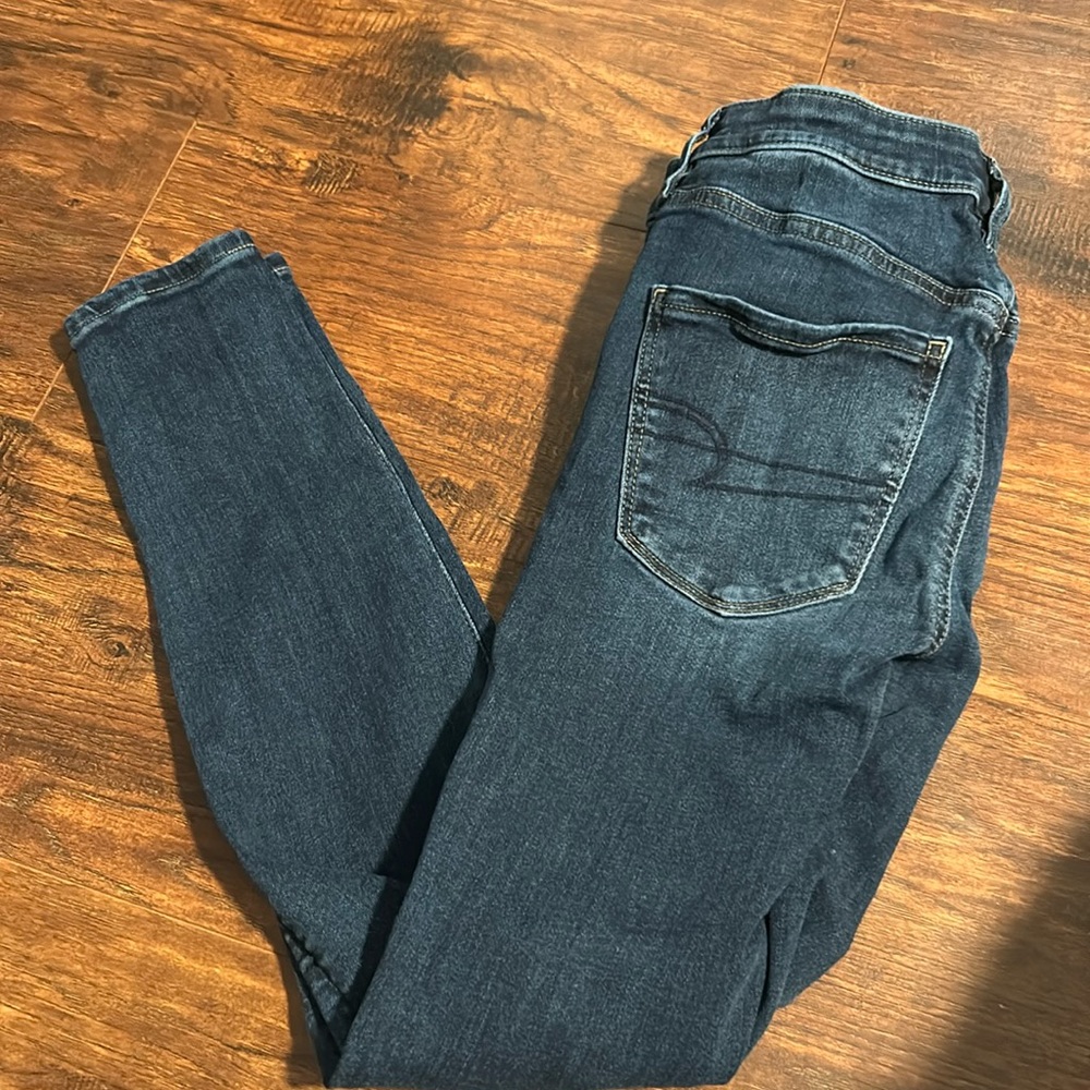 American eagle hi rise jeggings sz 4 short